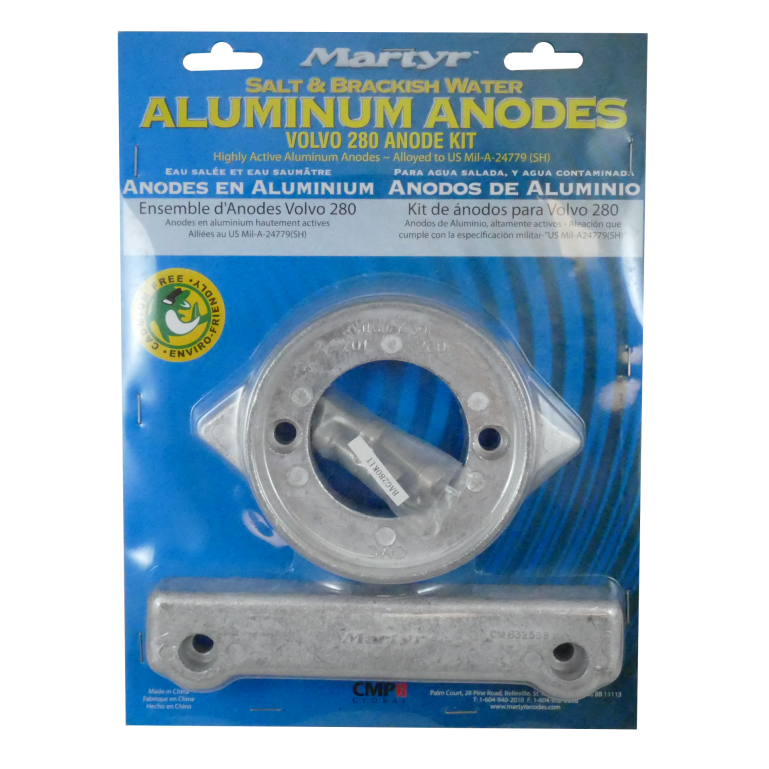 in package of Martyr Volvo Penta Anode Kit - Aluminum