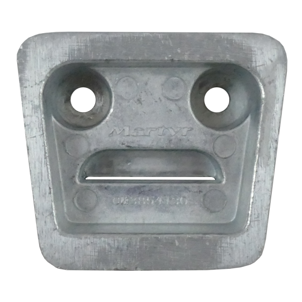back view of Martyr Volvo Plate Anodes - Zinc