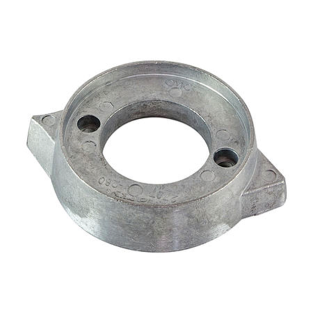 angle view of Martyr Volvo Penta Prop Ring Anode - Magnesium
