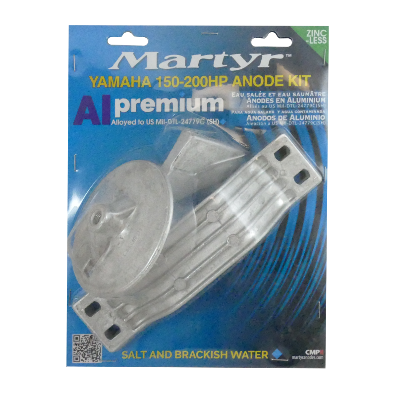 cmy150kita of Martyr Yamaha 150 HP Aluminum Anode Kit