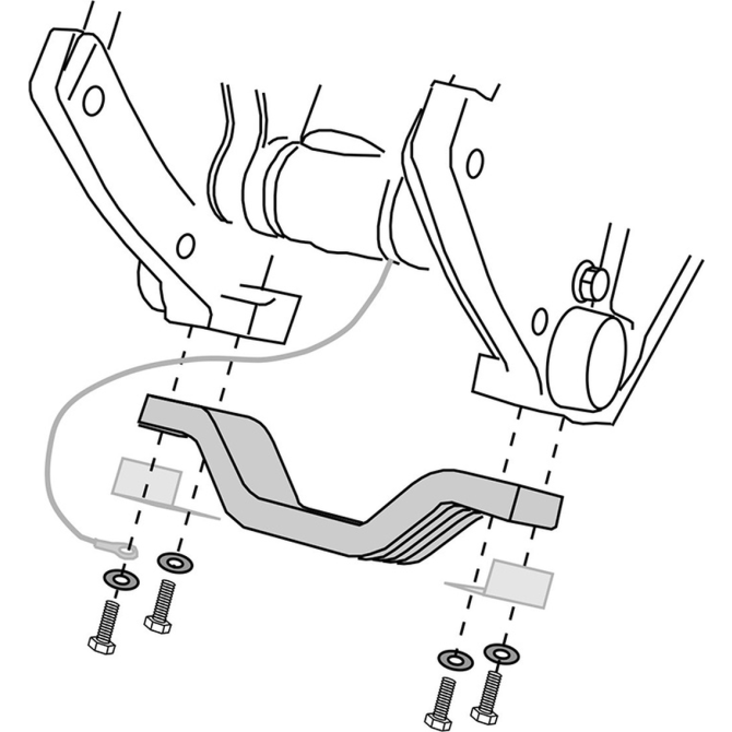 Yamaha Outboard Transom Bracket Anode - Aluminum