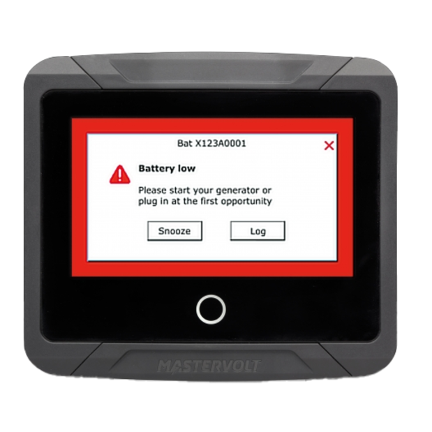 Alarms Screen of Mastervolt EasyView 5