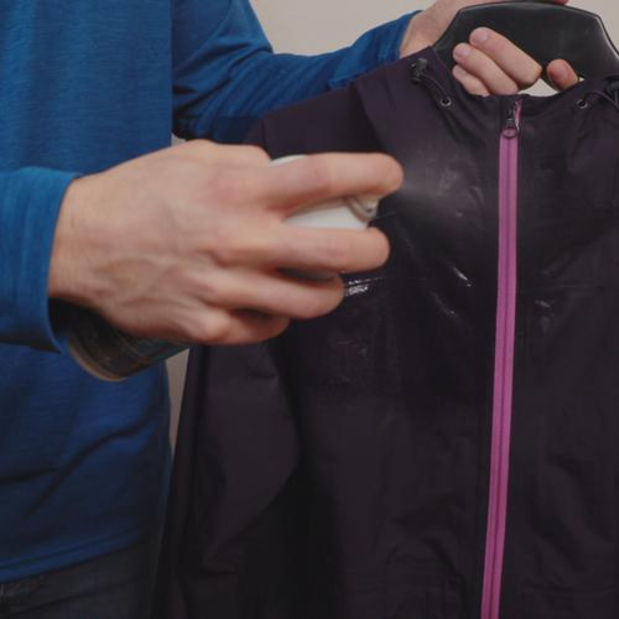 in use of McNett Revivex Durable Water Repellent