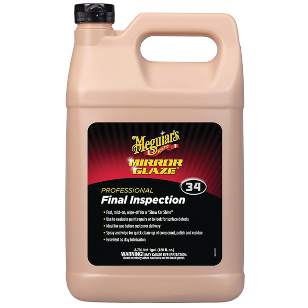 M34 Mirror Glaze Final Inspection Wipe-off Detailer