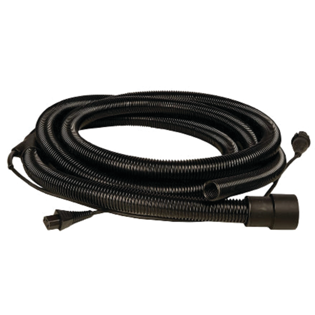 19.7 ft Coaxial Electric Cable/Vacuum Hose & Protective Sleeve