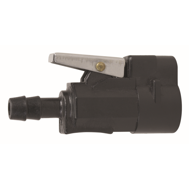 Moeller 3/8" Barb Female Mercury Plastic 2 Prong Fuel Line Tank Connector - 1988+