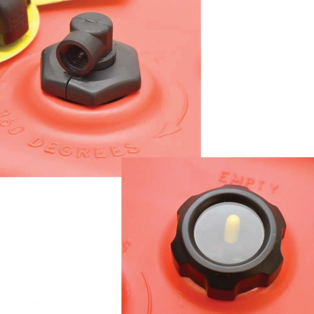 6 Gallon EPA & CARB Compliant Portable Plastic Fuel Tank