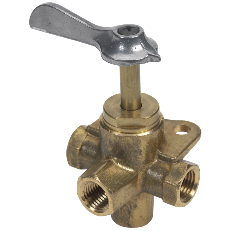 Moeller Fuel Valve - 1/4" FNPT Four-Way Valve