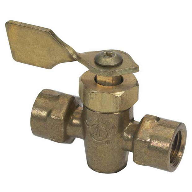 Moeller Fuel Valve - 1/4" NPTF Female / Female Shut-Off Valve