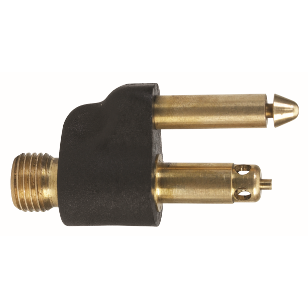 Moeller 1/4" NPT Mercury Fuel Line 2 Prong Tank Connector - 1988 to Present