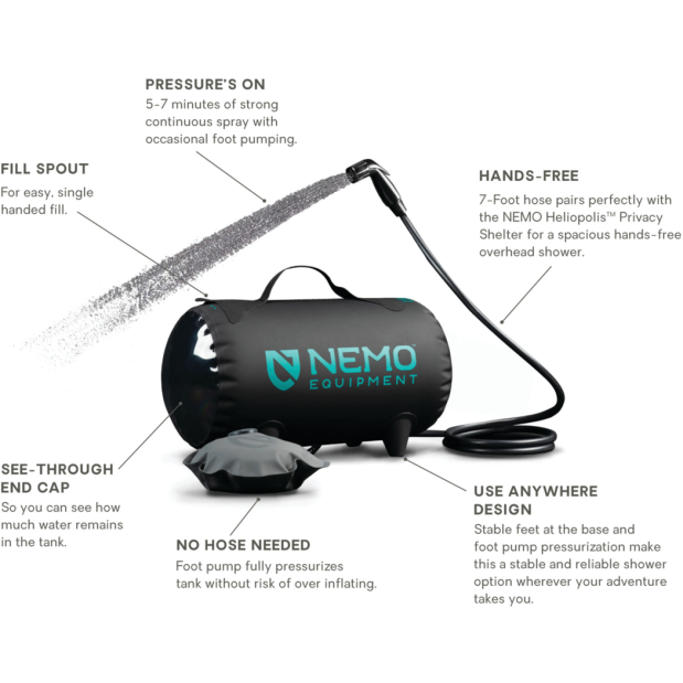 Helio 2.9 Gallon Pressure Shower