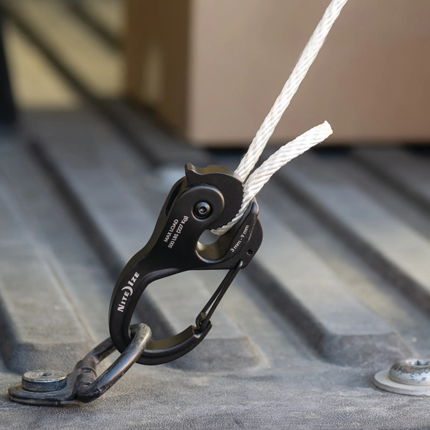 CamJam XT Aluminum Rope Tightener with 10 ft. Rope