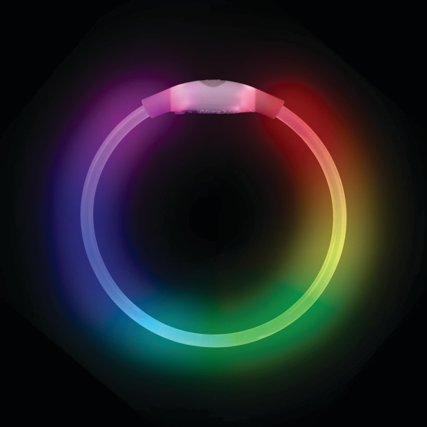 NiteHowl Max Rechargeable LED Safety Necklace - Disc-O Select