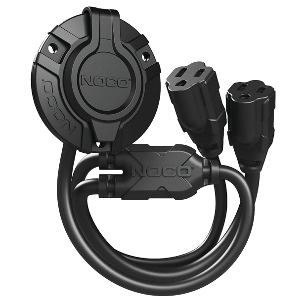 AC Port Plug With Dual 18 Inch Extension Cord