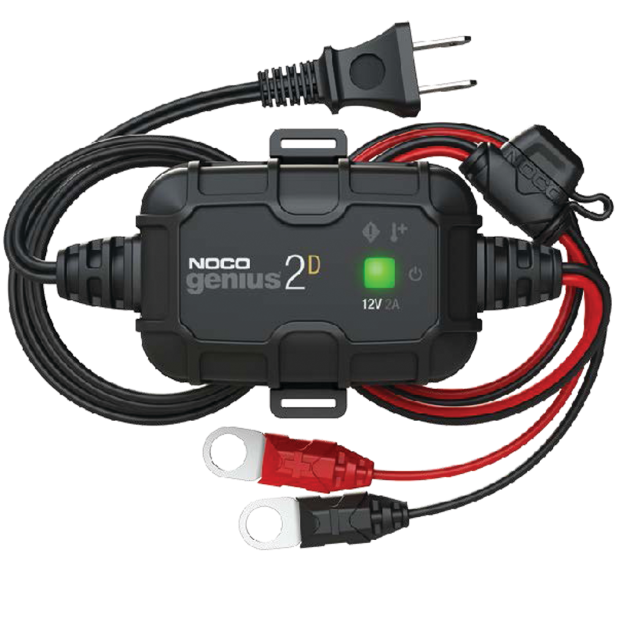 Genius 2D Battery Charger - 2A - 12V DC - 40Ah