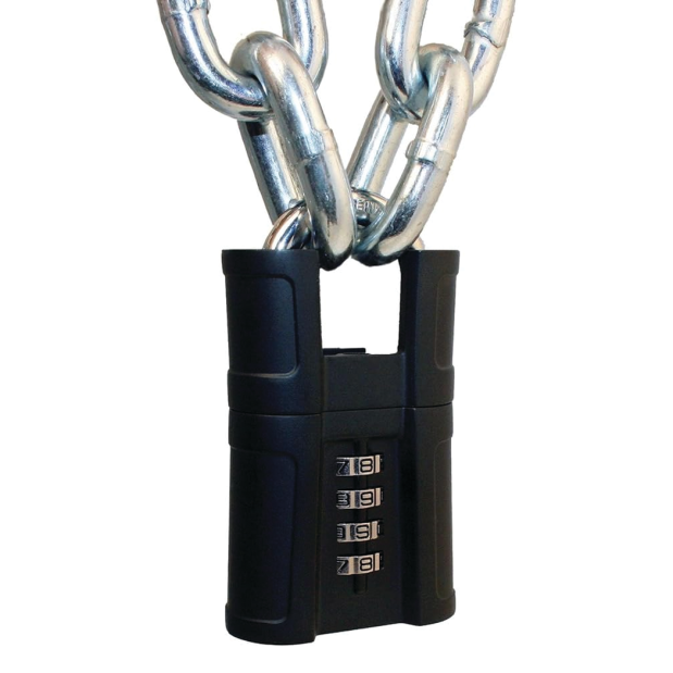FJM SX-875 Combination Padlock with 1" Shrouded Shackle