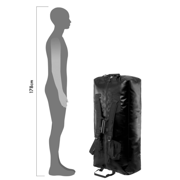 size of Ortlieb Big Zip Duffel Bag