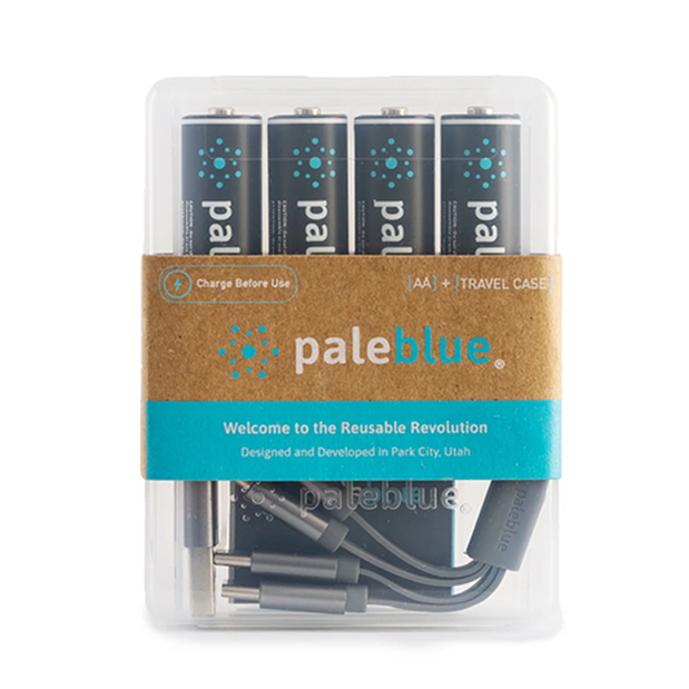 Pale Blue Earth Inc AA Lithium-Ion USB Rechargeable Smart Batteries Packaging
