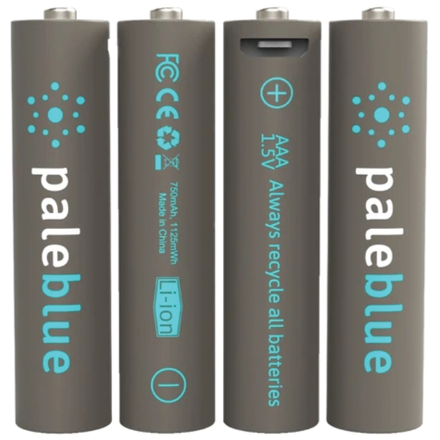 AAA Lithium-Ion USB-C Rechargeable Smart Batteries