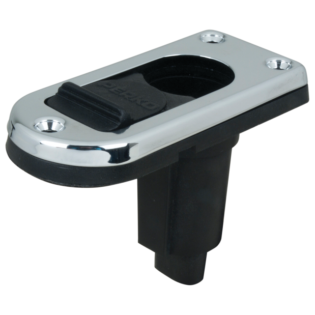 Fig. 1047 (2 Pin) Plug-In Type Pole Light Base w/Waterproof Snap-On Cover