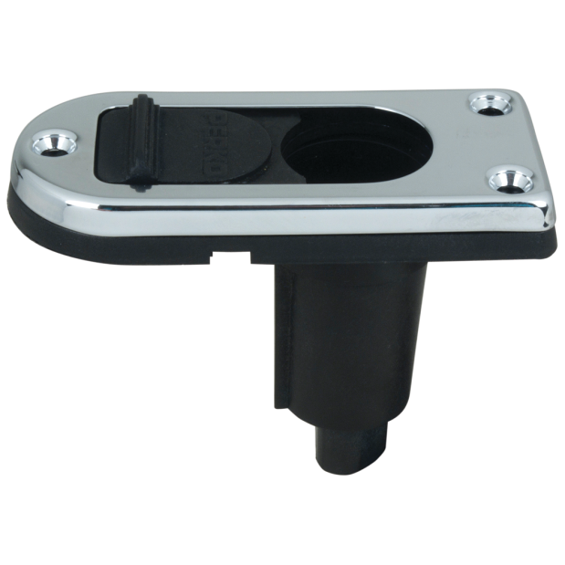 Fig. 1047 (2 Pin) Plug-In Type Pole Light Base w/Waterproof Snap-On Cover