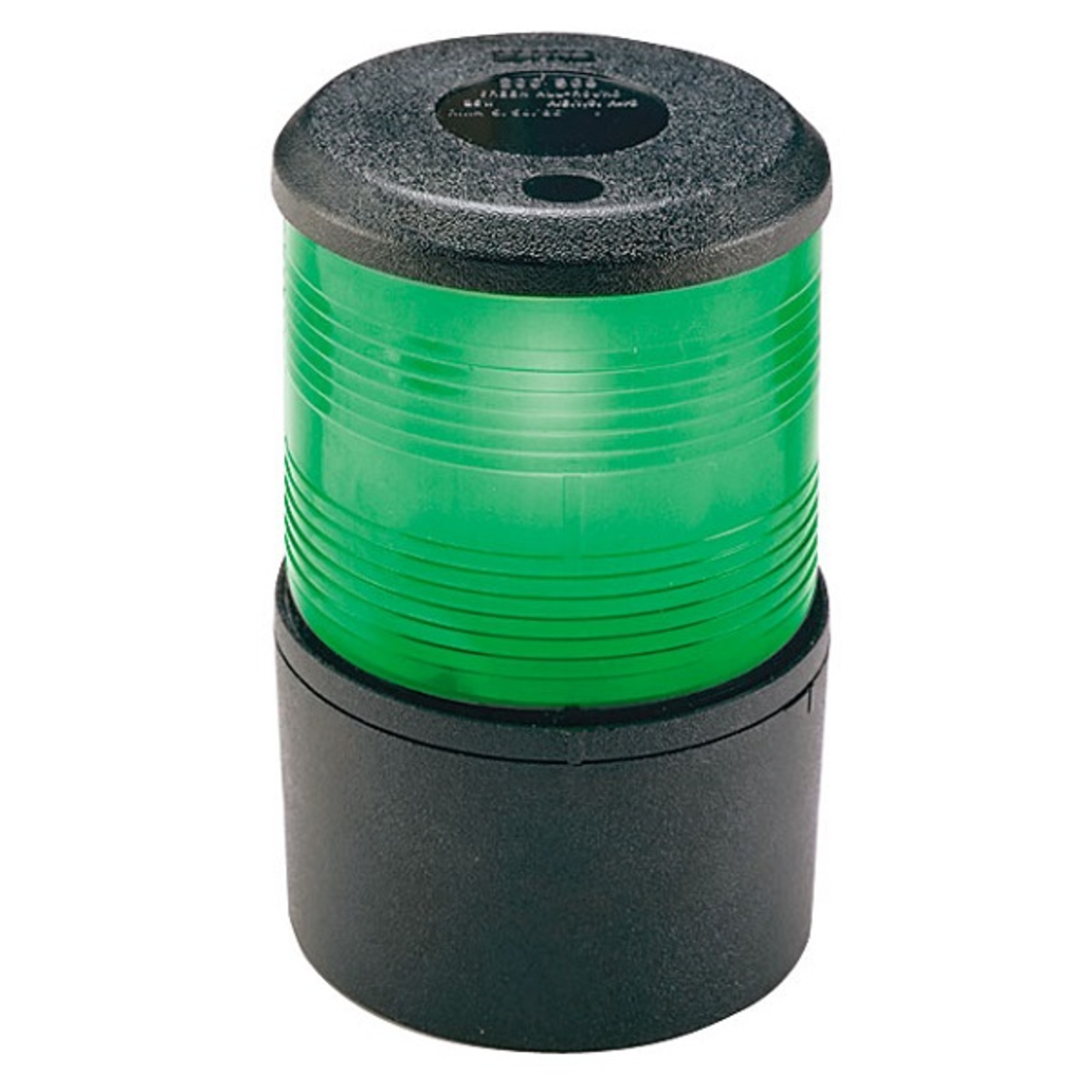 Fig. 200 European Style Navigation Light - Starboard, Base Mount