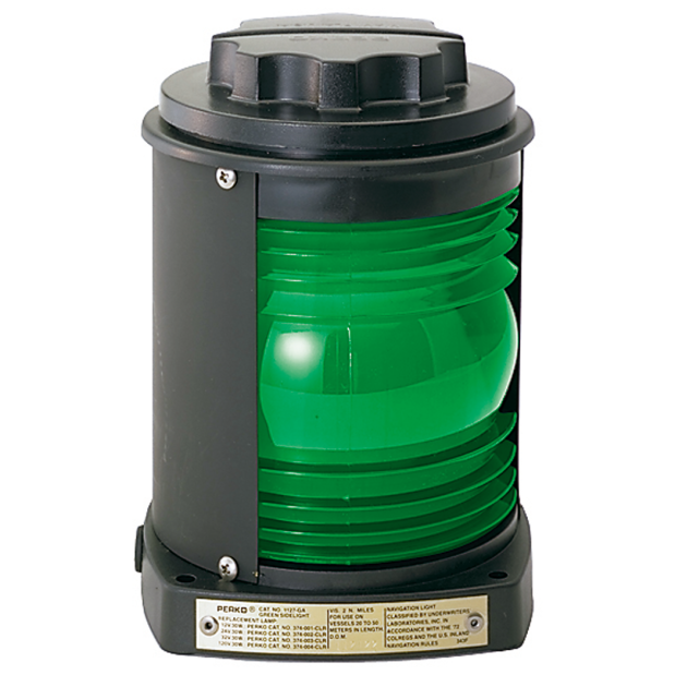 Figs. 1127-1130 - Navigation Lights w/Black Housing