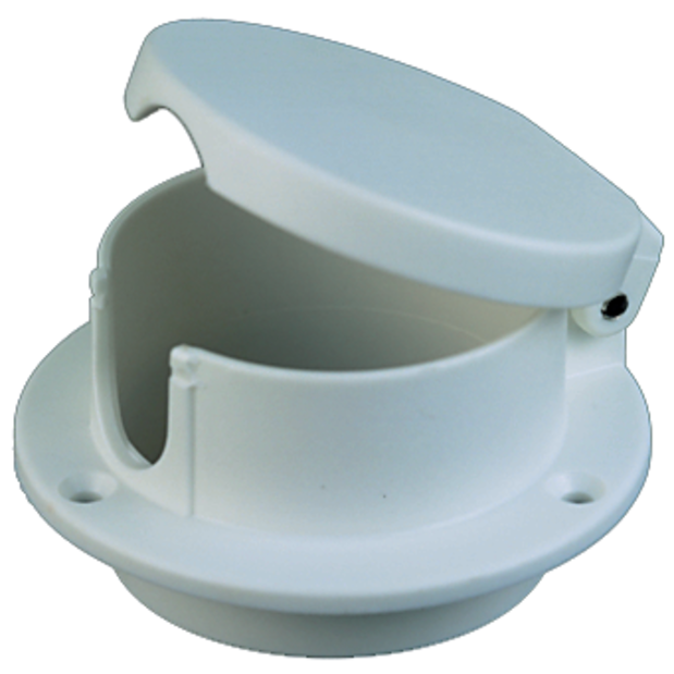 Perko Rope Deck Pipe - White
