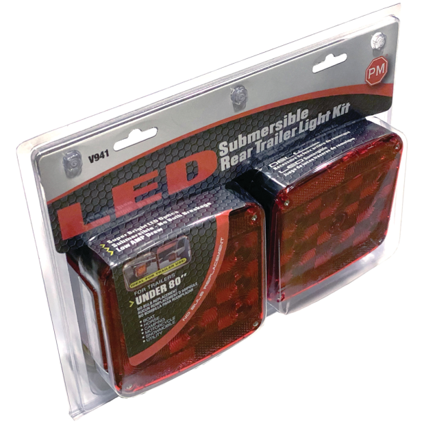 pack of Anderson Lights Marker Light Kit, Rectangular, Submersible - Under 80"