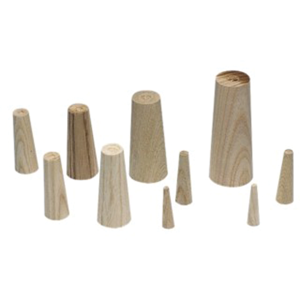 Wooden Plugs - Set of 9