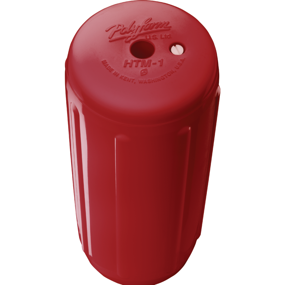 classic red of Polyform US Polyform HTM-Series Boat Fenders
