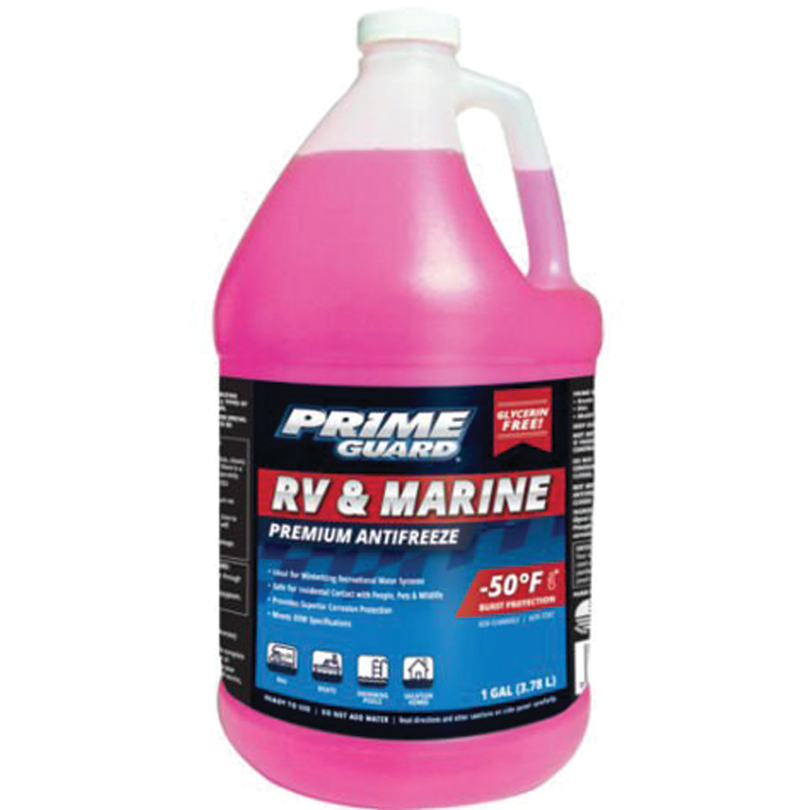 Prime Guard -50 Deg F RV Antifreeze - Glycerin Free