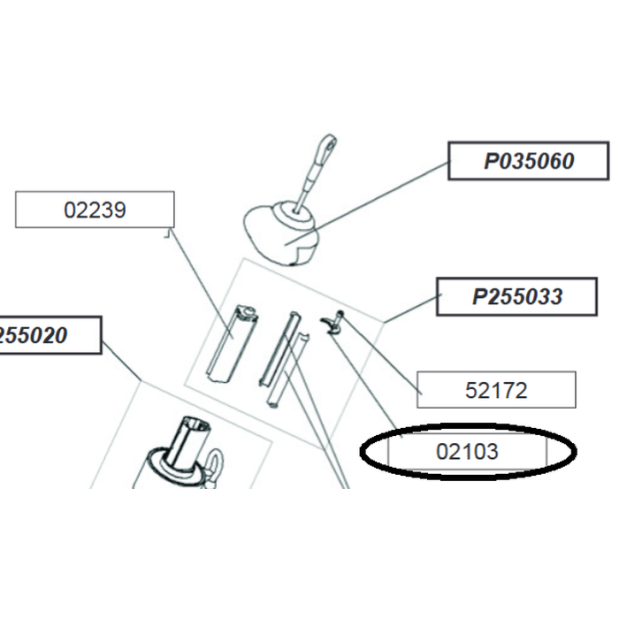 C-Shaped-Washer-for-Top-Extrusion of Profurl Furlers C-Shaped Stop Washer - for Top Bearing Holder