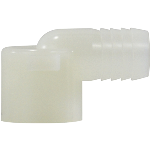 Nylon Elbow - 3/4 Hose Barb x 1/2" Female FIP