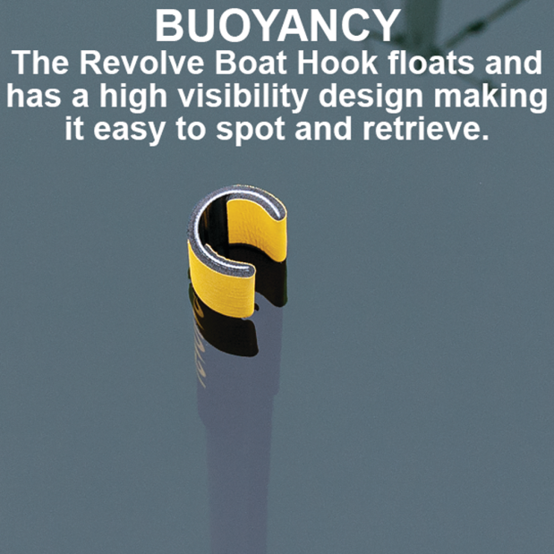 Revolve Rollable Composite Boat Hook