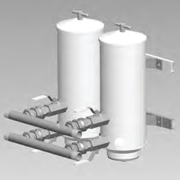 804 Series High Capacity Marine Dual Manifold Fuel Filter/Water Separator