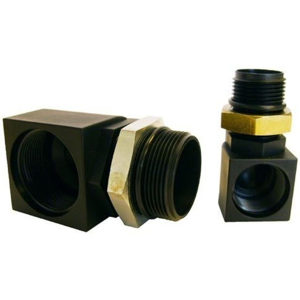 Two Views of Racor 90 Deg Hose Adapter