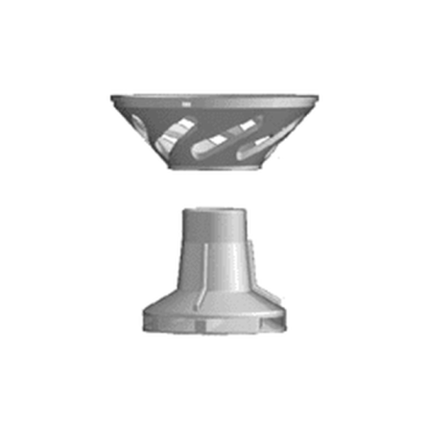 Centrifuge and Baffle Detail of Racor 500 Series Turbine Filter - Replacement Centrifuge & Conical Baffle Kit