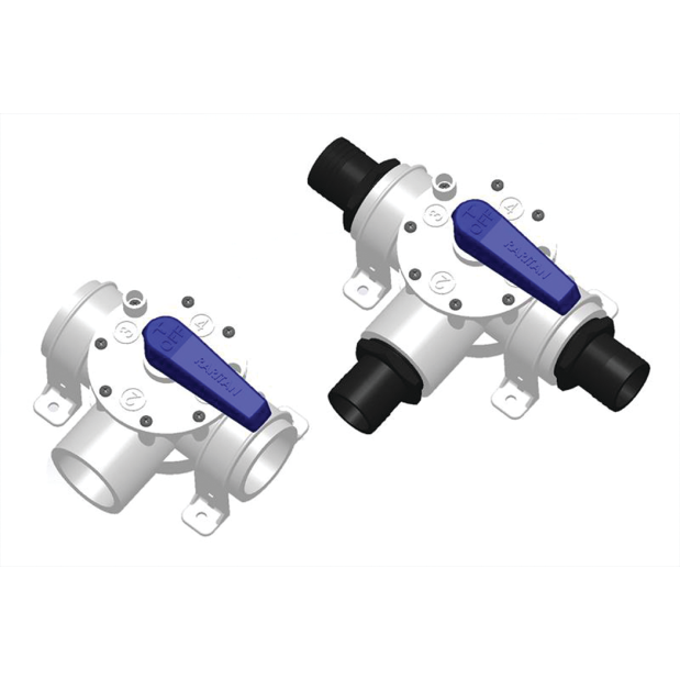 Diverter Y Valve - Fits Any Standard 1-1/2" NPT Fitting