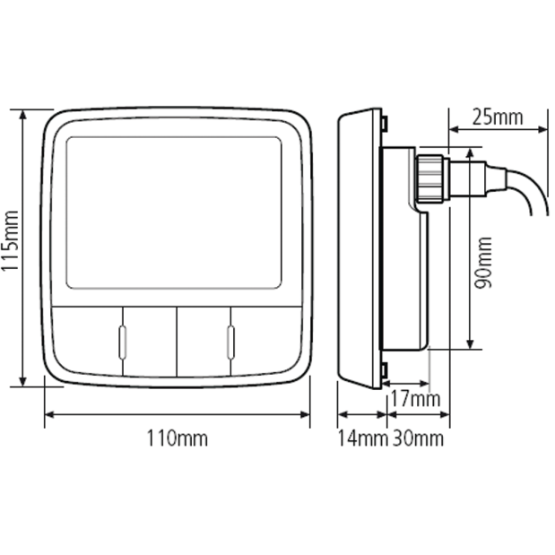 i50 Digital Instrument Displays