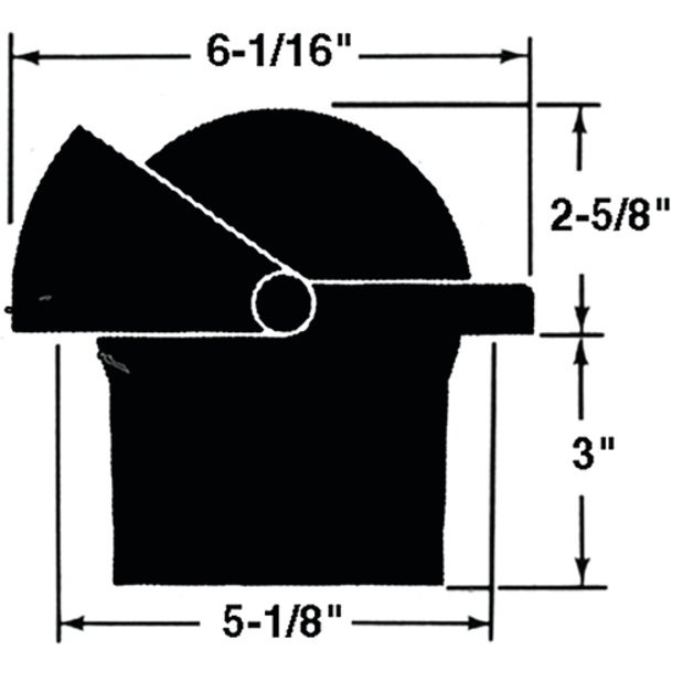 Navigator&trade; Flush Mount Compasses - 4-1/2" Dial