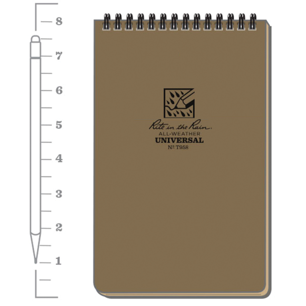 All-Weather Tactical Top-Spiral Notebook