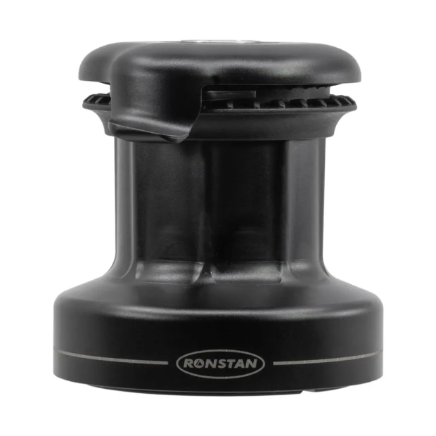 20ST Orbit Single Speed - Side View of Ronstan Orbit One-Speed 20ST Aluminum Self-Tailing Winch