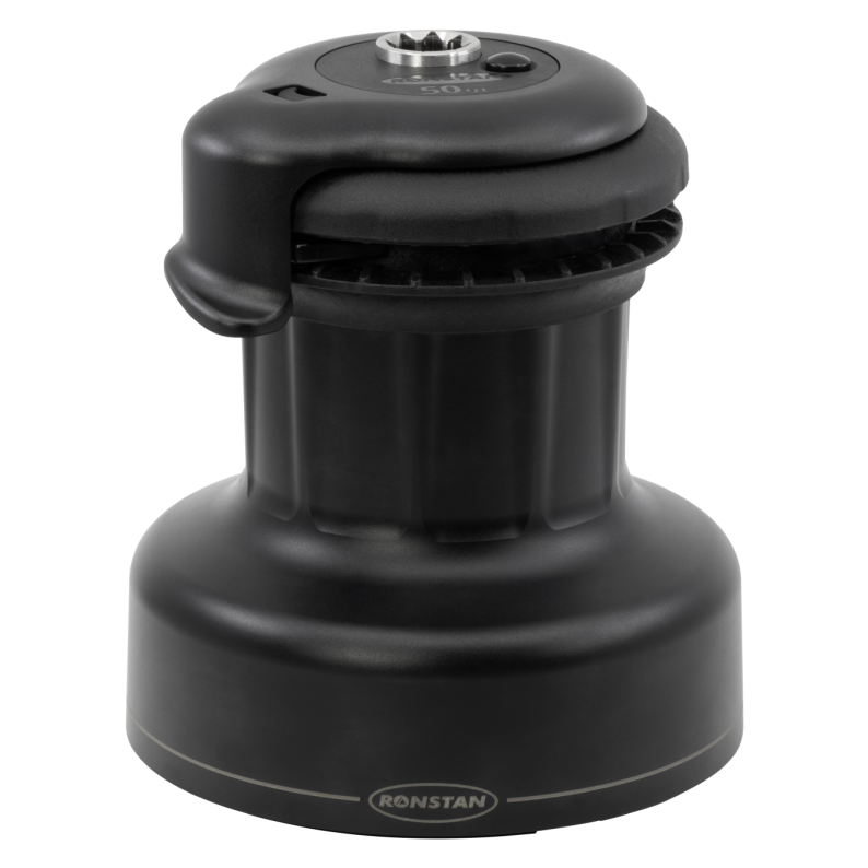 50QT 3-Speed Orbit Winch of Ronstan Orbit Three-Speed Aluminum Self-Tailing Winches - w/ Quick Trim