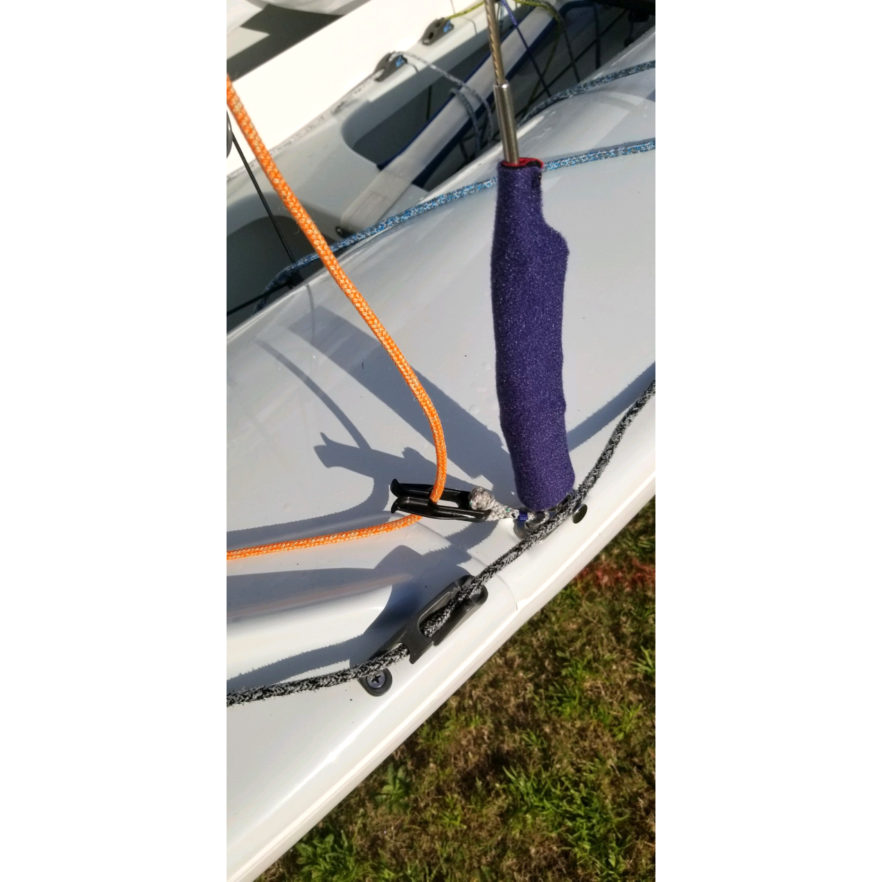 in use of Ronstan Rope Clip - Lash-On