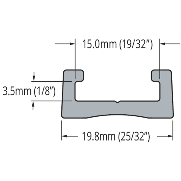 Series 19 C-Track - Aluminum