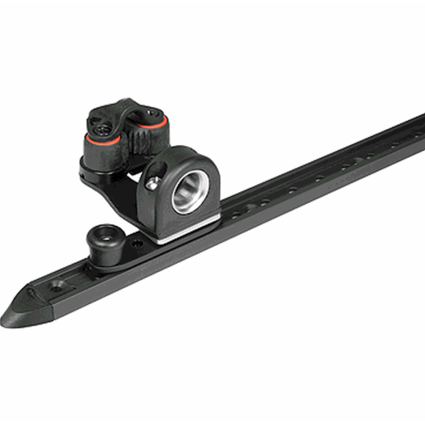 Ronstan Series 19 Composite Slide - w/ Plunger Stop, Bullseye Fairlead & Cam Cleat