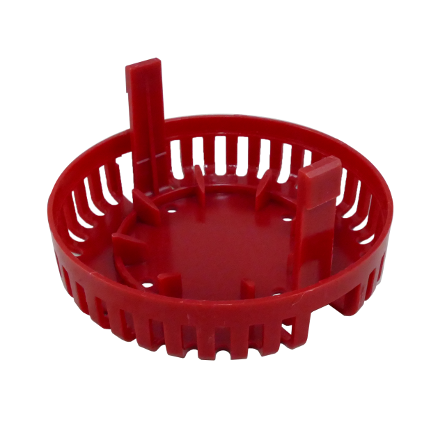 angle view of Rule Bilge Pump Strainer Base - for 1500 - 2000 GPH Pumps