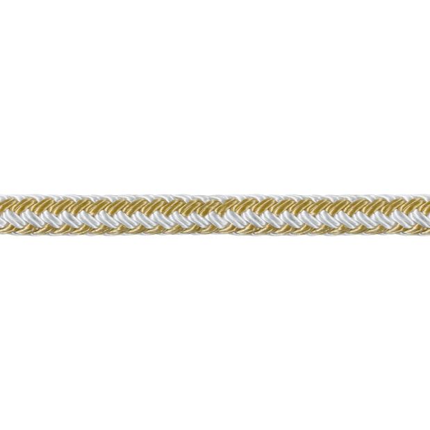 HarborMaster Double Braid Nylon Anchor Lines - White and Gold