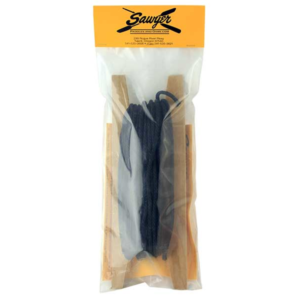Black Wrap Kit of Sawyer Paddles & Oars Oar Rope Wrapping Kit